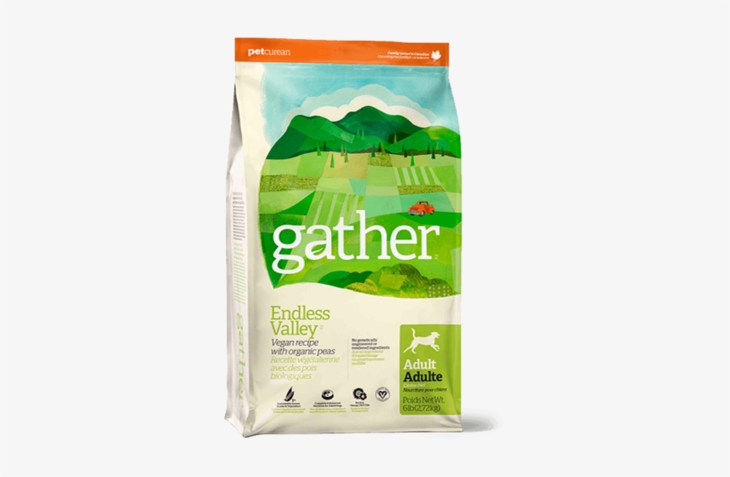 Petcurean Gather Endless Valley Grain Free Vegan Recipe - Gather Endless Valley Vegan Dry Dog Food, 16-lb Bag, transparent png
