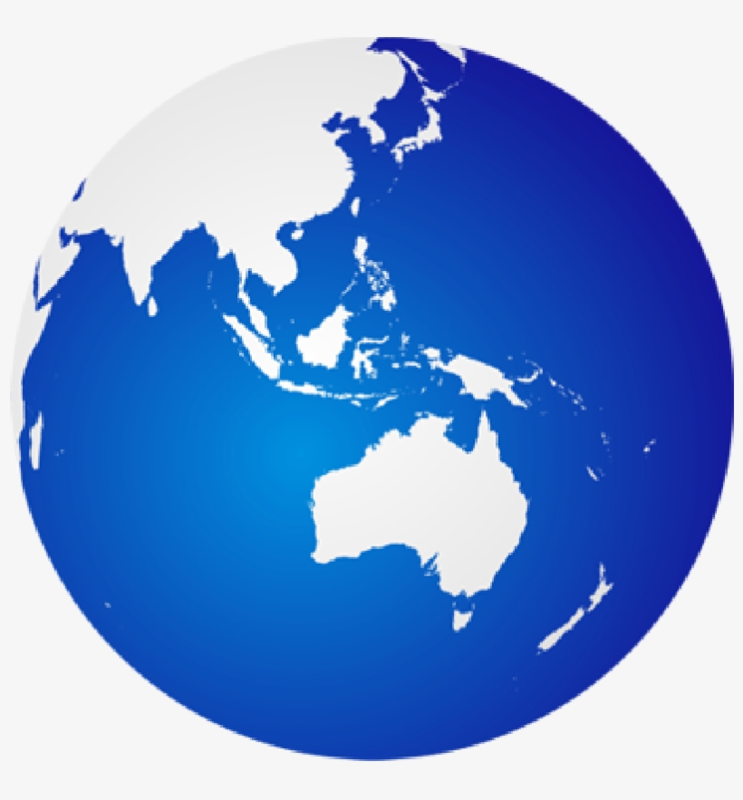 Graphic Free Download Global Vector Globe Indonesia - World Globe New Zealand, transparent png