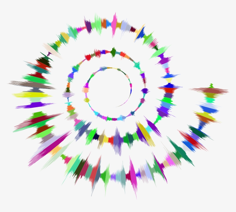 Radial Sound Wave Png, transparent png