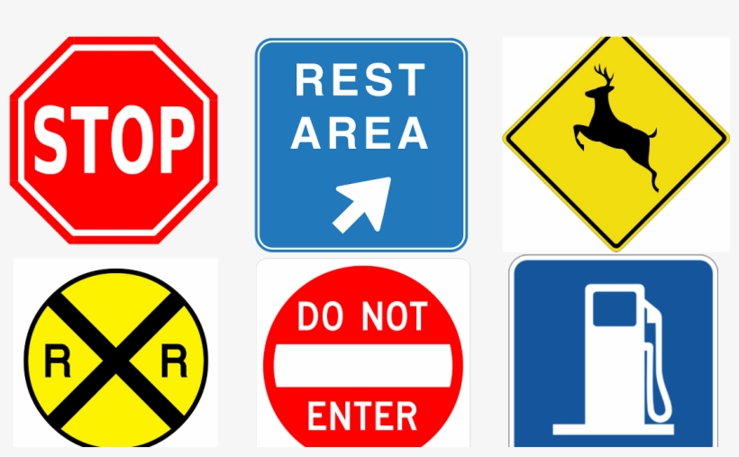 Road Sign Game - Traffic Sign To Preschool, transparent png