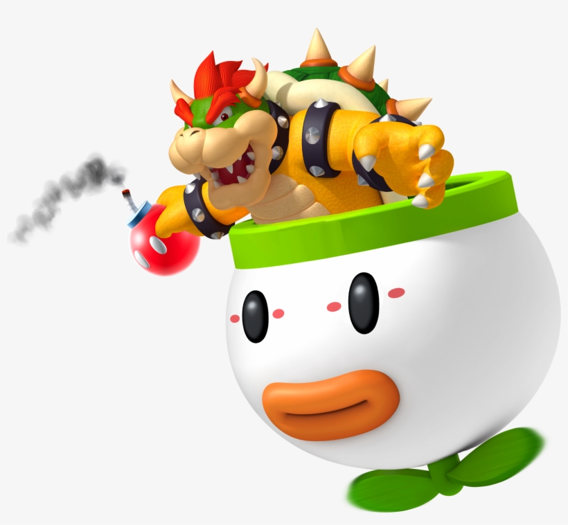 Bowser In Koopa Car - Bowser Koopa Clown Car, transparent png