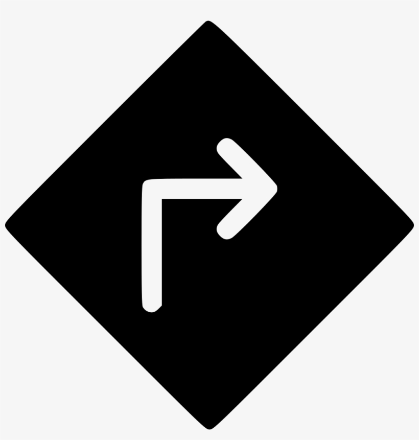 Road Sign Right - Simbolo A La Derecha, transparent png