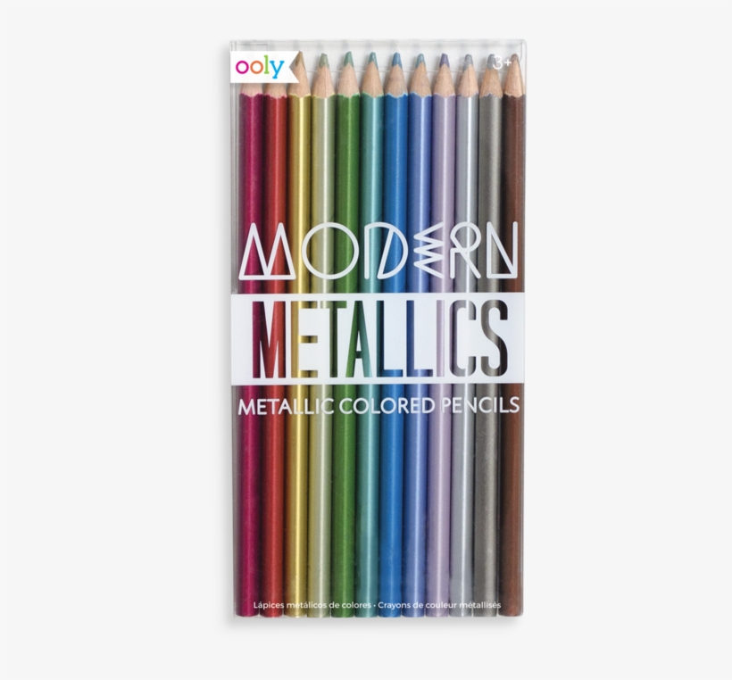 Modern Metallics Colored Pencils - Modern Metallic Colored Pencils, transparent png