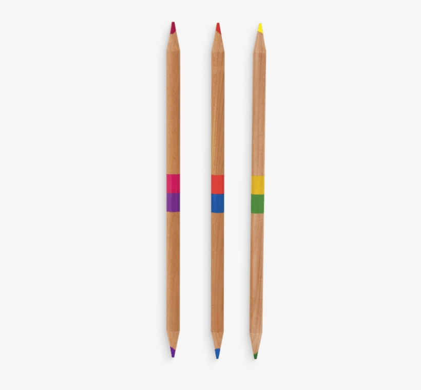 Ooly 2 Of A Kind Double Ended Colored Pencils - Bic Cristal Colors Png, transparent png