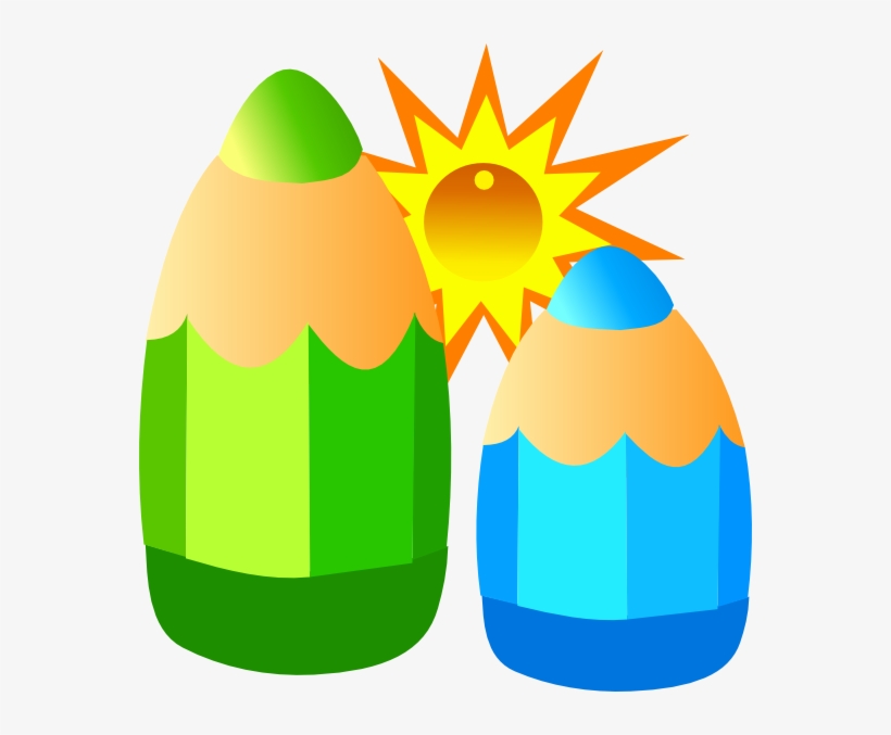 How To Set Use Cartoon Colored Pencils Svg Vector, transparent png