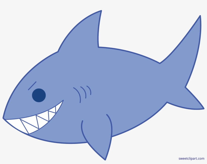 Blue Shark Clip Art - Shark Clip Art Png, transparent png
