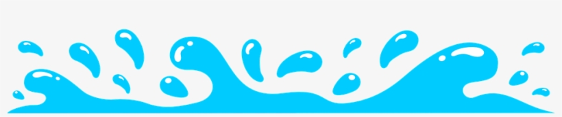 Water Drops Clipart Fish Splash - Splash Clip Art, transparent png
