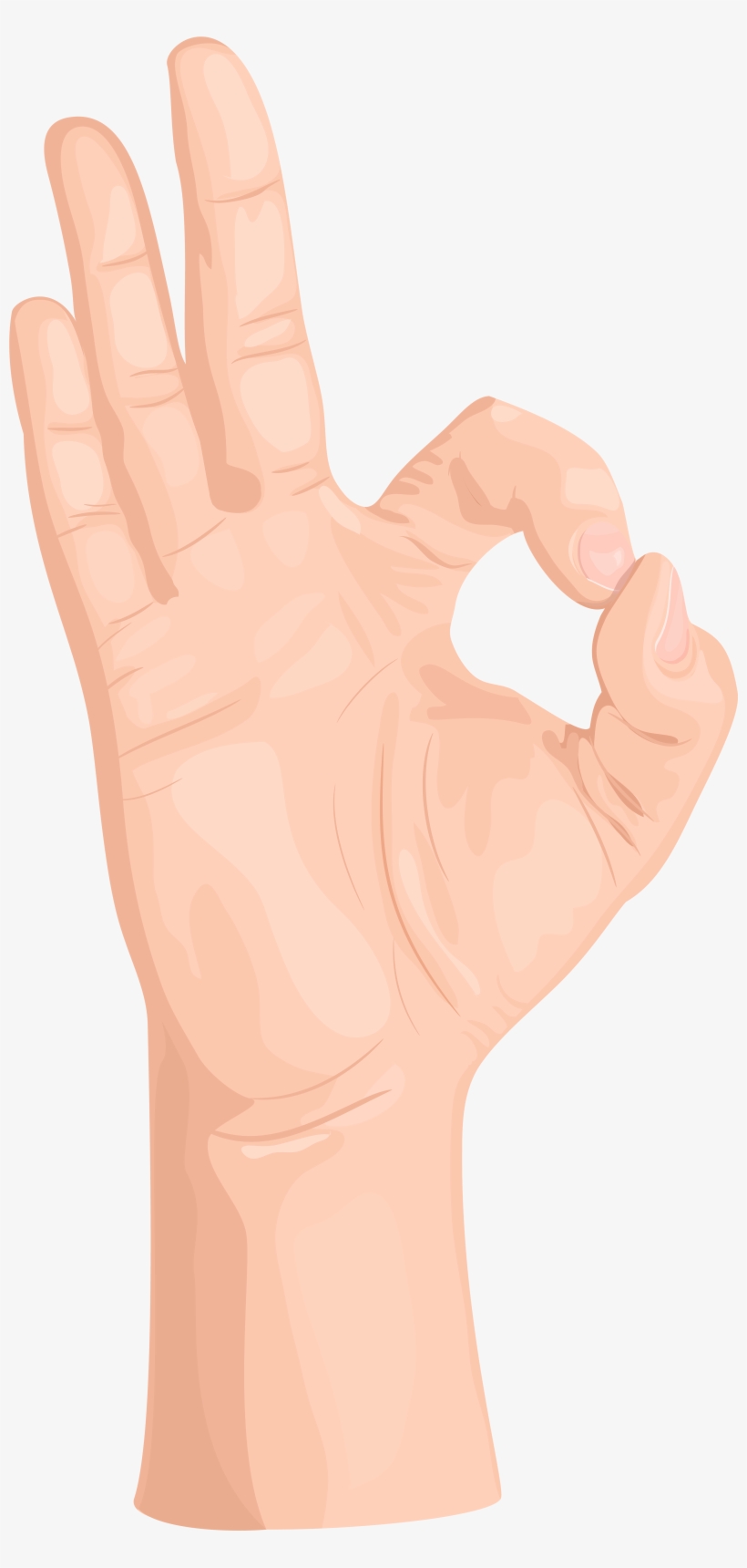 Ok Hand Sign Png, transparent png