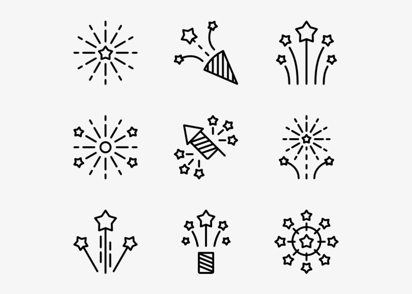 Fireworks - Firework Icon Transparent Background, transparent png
