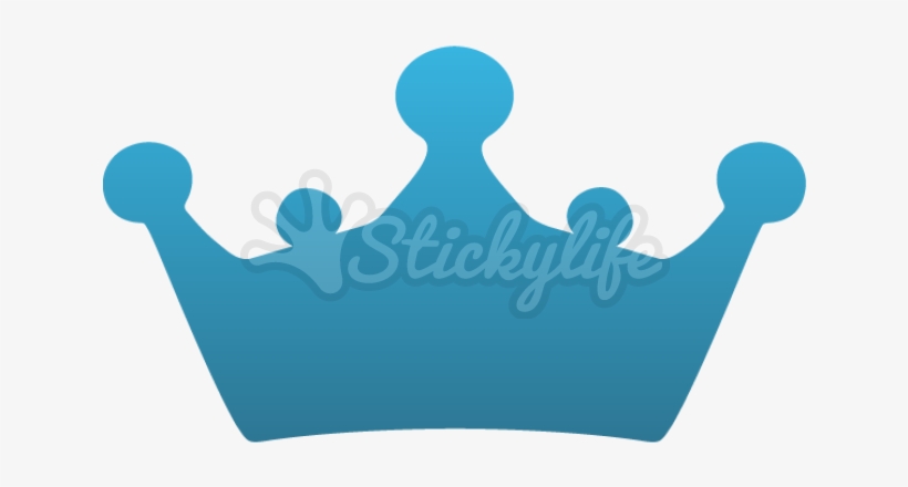 Princess Crown Png Blue - Decal, transparent png