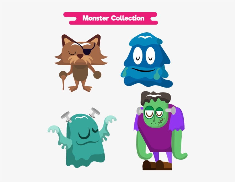 Cute Monsters Cartoon, Cute Monsters Cartoon, Character, - Cartoon, transparent png