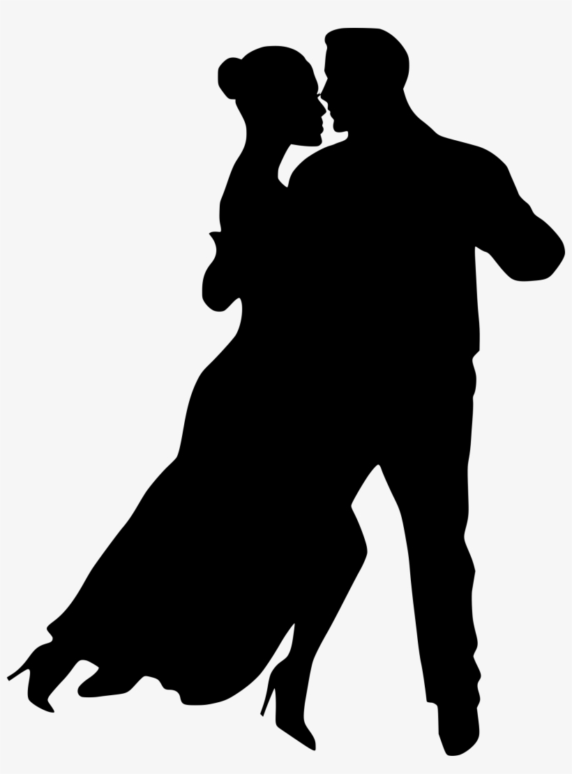 Silhouette Dancing At Getdrawings - Couple Dancing Silhouette Png, transparent png
