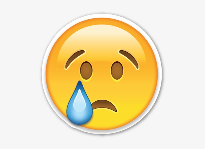Download - Sad Emoji Transparent Background, transparent png