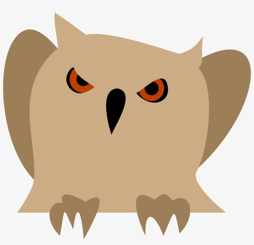 Owl With Red Eyes Svg Clip Arts 600 X 552 Px, transparent png