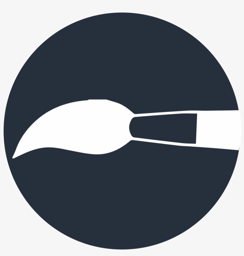 Clipart Info - Paint Brush Logo Transparent, transparent png