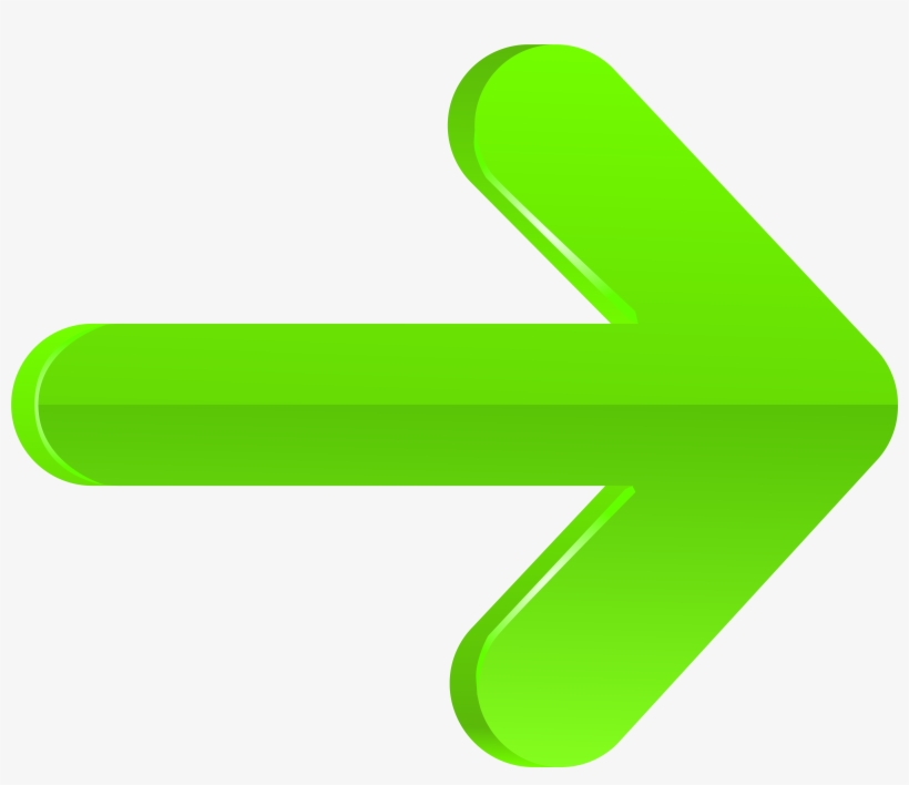 Green Right Arrow Png, transparent png