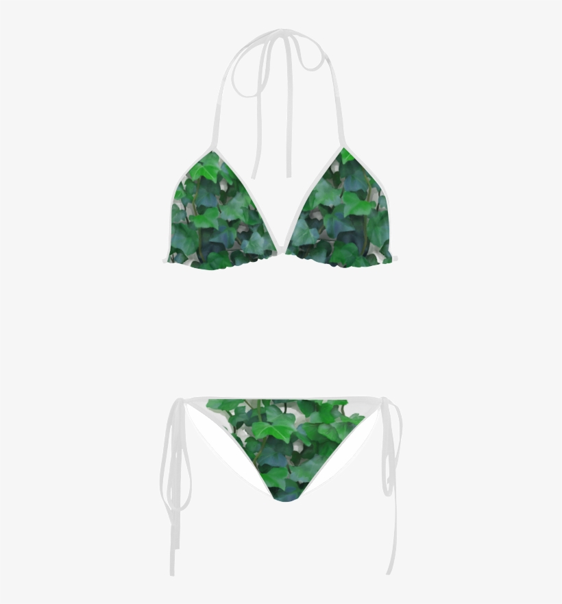 Hand Painted, Original, Watercolor Of Climbing Plant - Swimsuit, transparent png