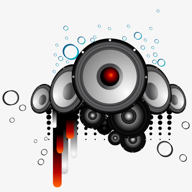 Music Speakers Png - Alto Falante Vetor Png, transparent png