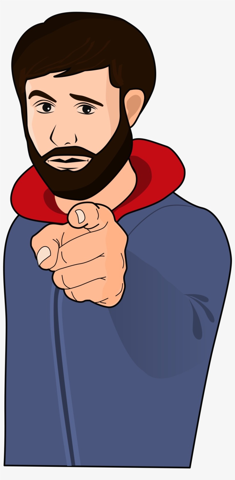 This Free Icons Png Design Of Guy Pointing A Finger, transparent png