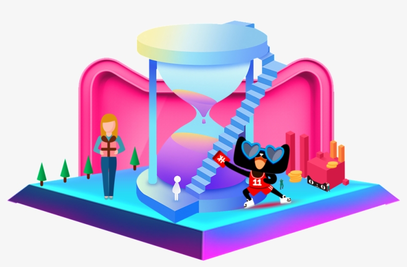 Promotion Stage Countdown Hourglass Png - Hourglass, transparent png