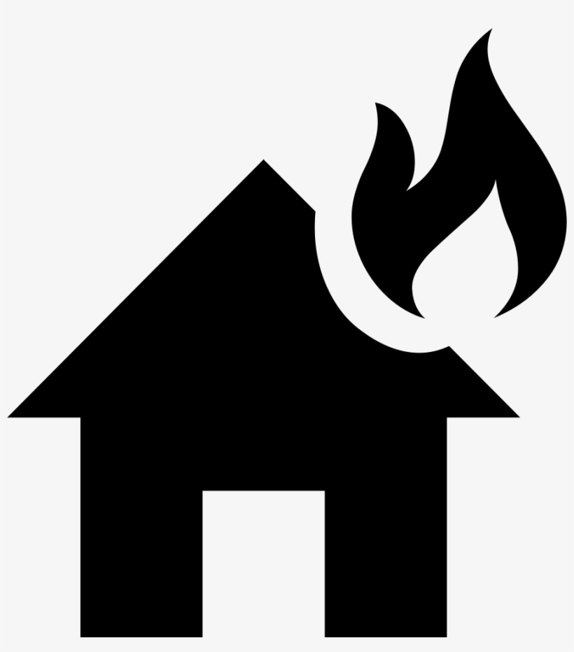 Png File Svg - House On Fire Symbol - 900x980 PNG Download - PNGkit