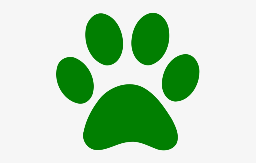 How To Set Use Green Paw Clipart, transparent png