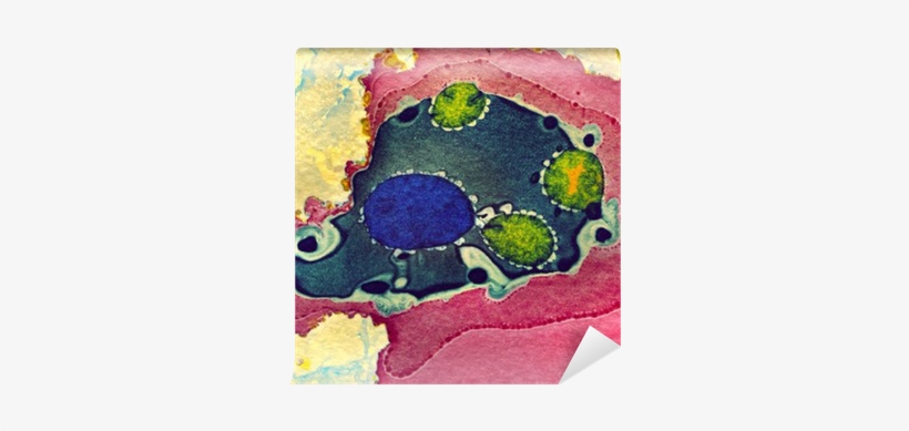 Colorful Patterns On Watercolor Paper Marbling Unique - Watercolor Painting, transparent png