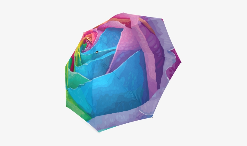 Vibrant Flower Watercolor Foldable Umbrella - Craft, transparent png