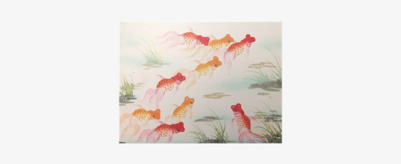 Drawing Chinese Goldfish - Chinese Drawing Goldfish, transparent png