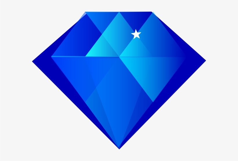 Best Related Of Blue Diamond Clipart - Sapphire Clipart, transparent png