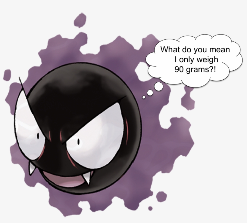 October 30, 2017 Blog Post / Mole Day - Pokemon Gastly, transparent png