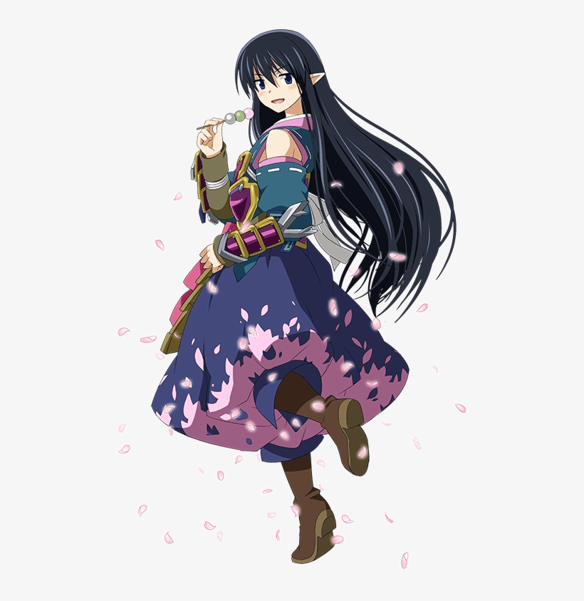 Kushi Sng Cherry Blossom - Hime Cut, transparent png