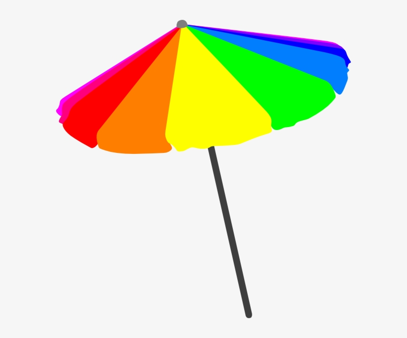 Beach Umbrella - Beach Umbrella Vector Png, transparent png