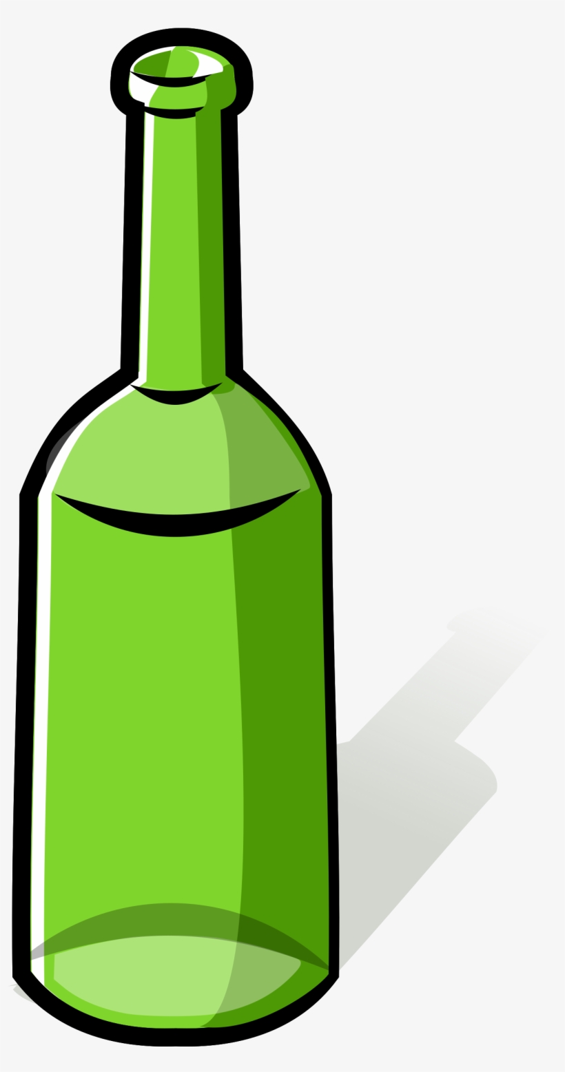 Png Royalty Free Stock Green Bottle Big Image Png - Glass Bottle Clip Art, transparent png