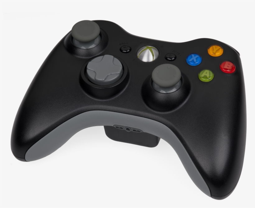 Xbox 360 Controller Black - Xbox 360 Controller Png, transparent png