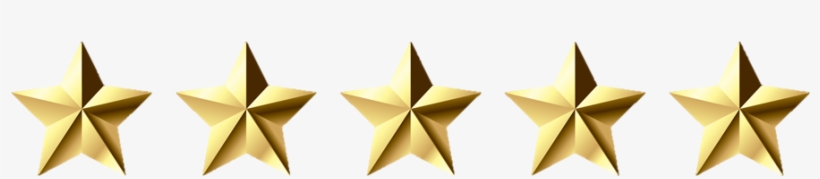 5 Gold Stars Png Svg Black And White Download - Jpeg, transparent png