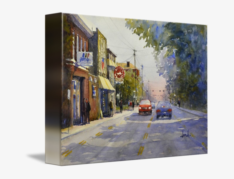 "baxter Avenue" By Judy Mudd, Louisville Ky // A Colorful - Gallery-wrapped Canvas Art Print 10 X 8 Entitled Baxter, transparent png