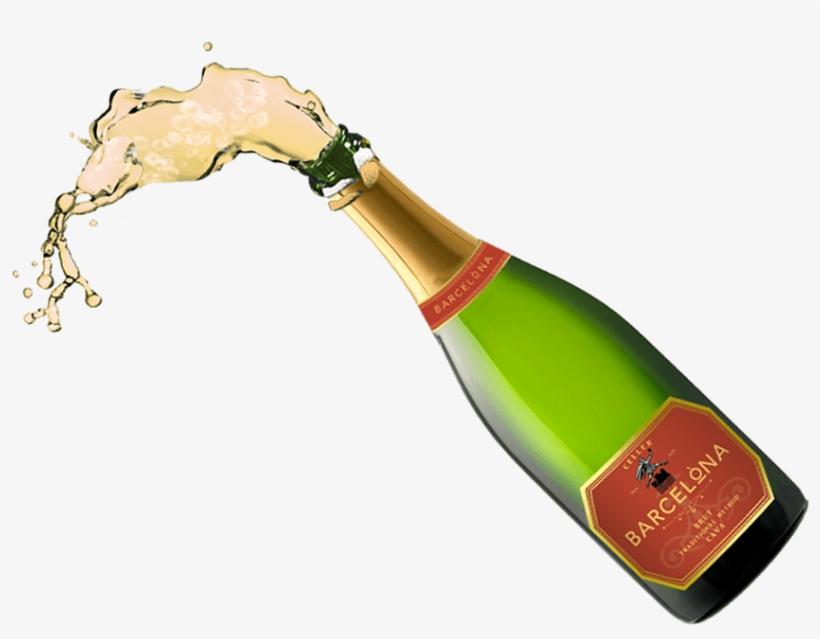 Champagne Splash Png Svg Library - Wine Bottle Splash Png, transparent png