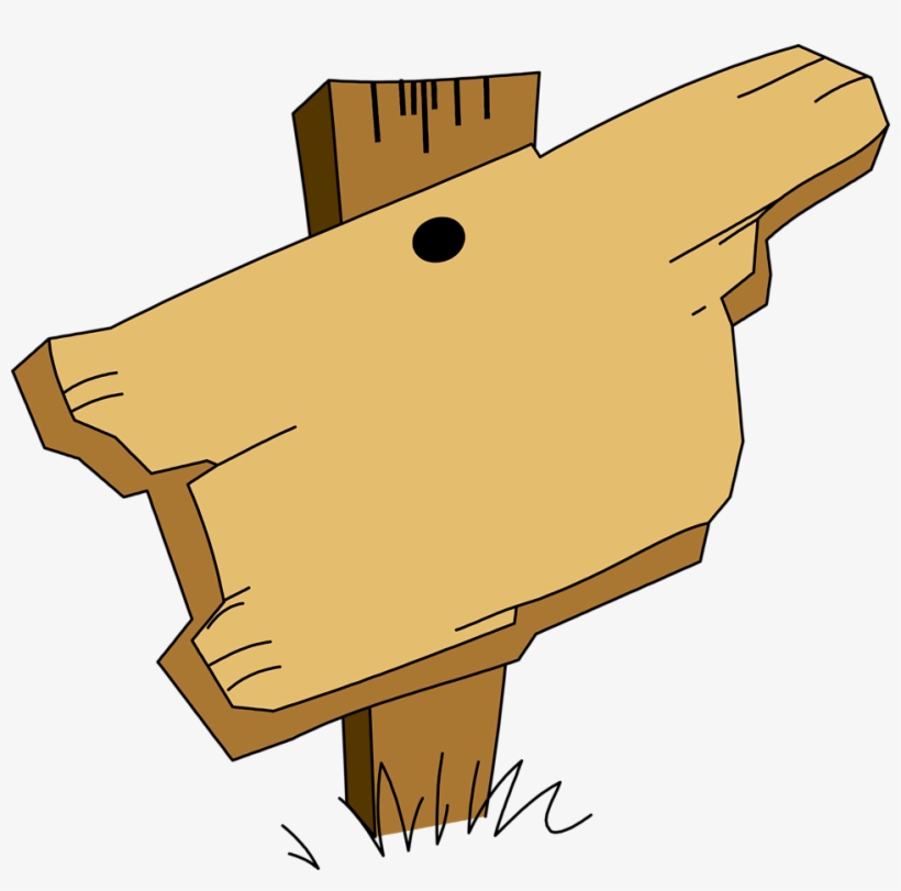 Collection Of Wooden - Sign Clipart Png, transparent png