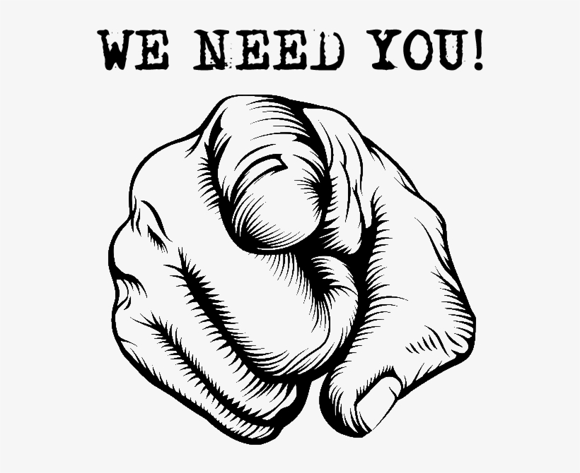 Dignity In Dying In Leeds Needs You - We Need You Hand, transparent png