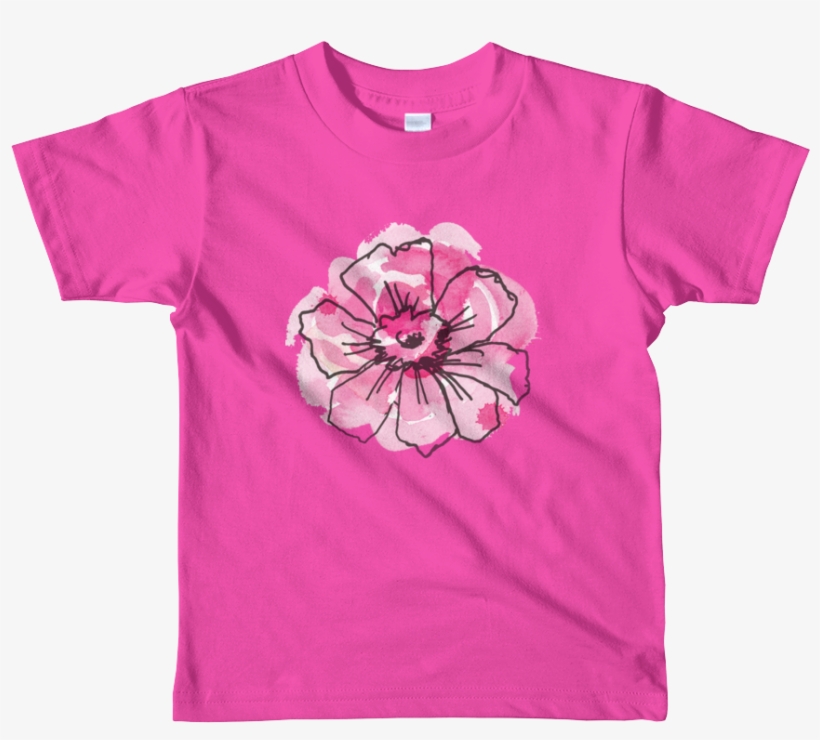 Blue Rainbow Graphic Ruffle Sleeve Kids T-Shirt – Soft Cotton Summer Wear for Girls  Full Description main image 0