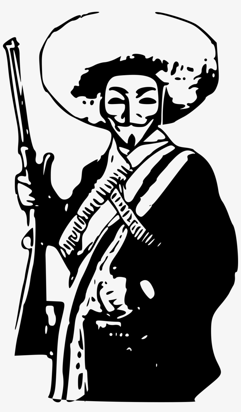 This Free Icons Png Design Of Zapata Anonymous, transparent png