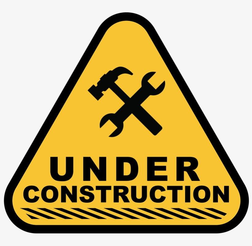 Under Construction Sign, transparent png