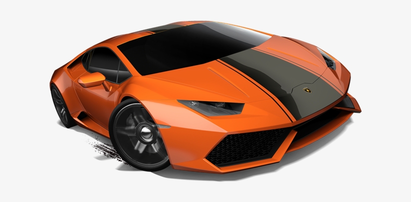 Lamborghini Huracan Orange Black Stripe - Lamborghini Huracan Orange And Black, transparent png