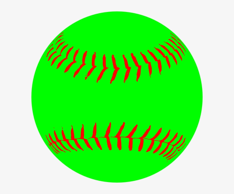 This Free Clipart Png Design Of Green Softball Clipart, transparent png