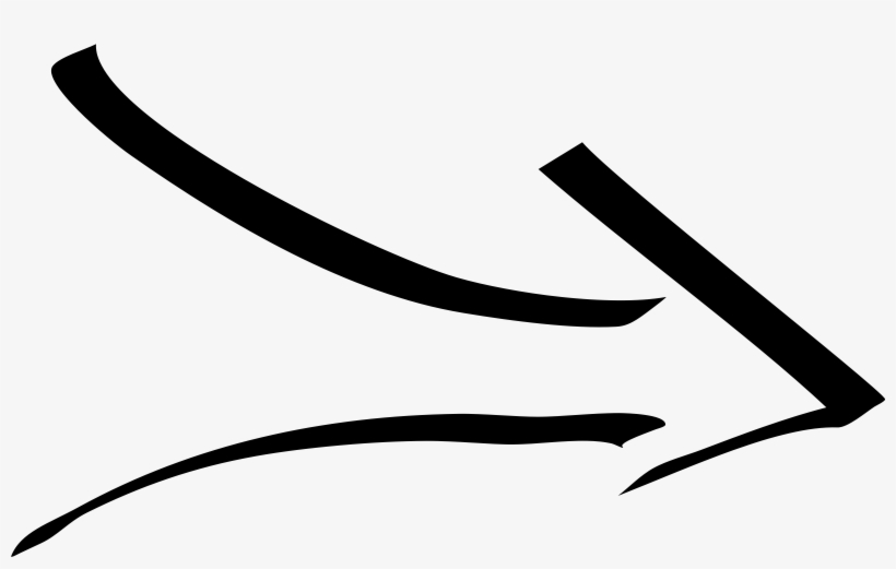 This Free Icons Png Design Of Hand-drawn Arrow, transparent png