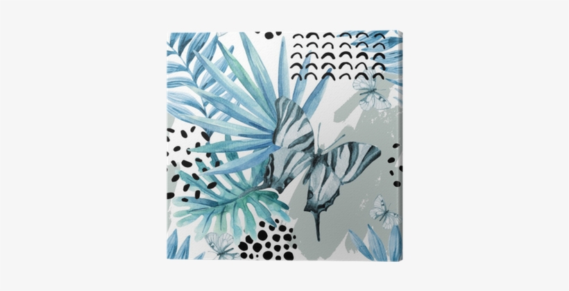 Watercolor Graphical Illustration - Ombre Home Bahati Butterfly Wall Art, transparent png