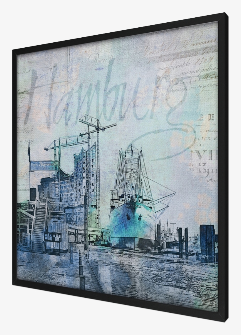 Hamburg - Artland Andrea Haase: Hamburg - Glasbild 60 X 80 Cm, transparent png