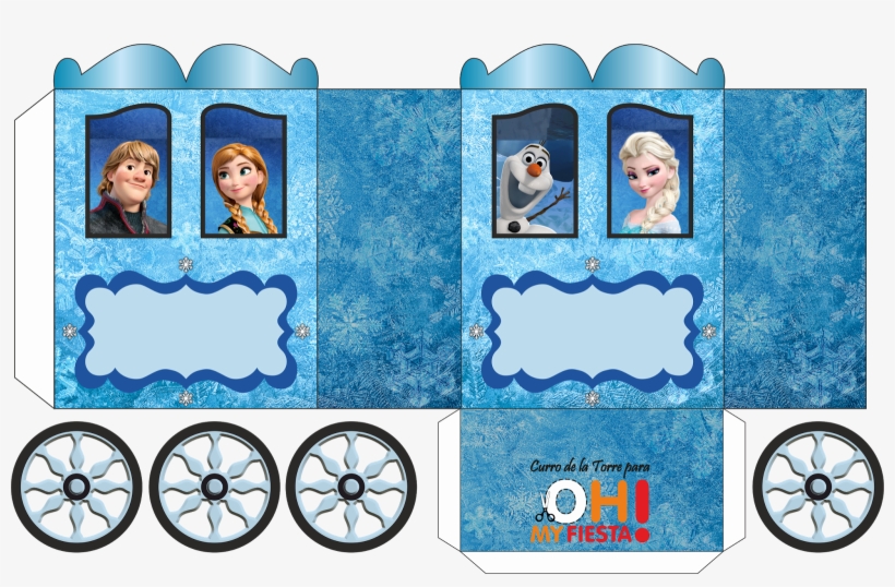 Caja Carruaje Frozen, transparent png