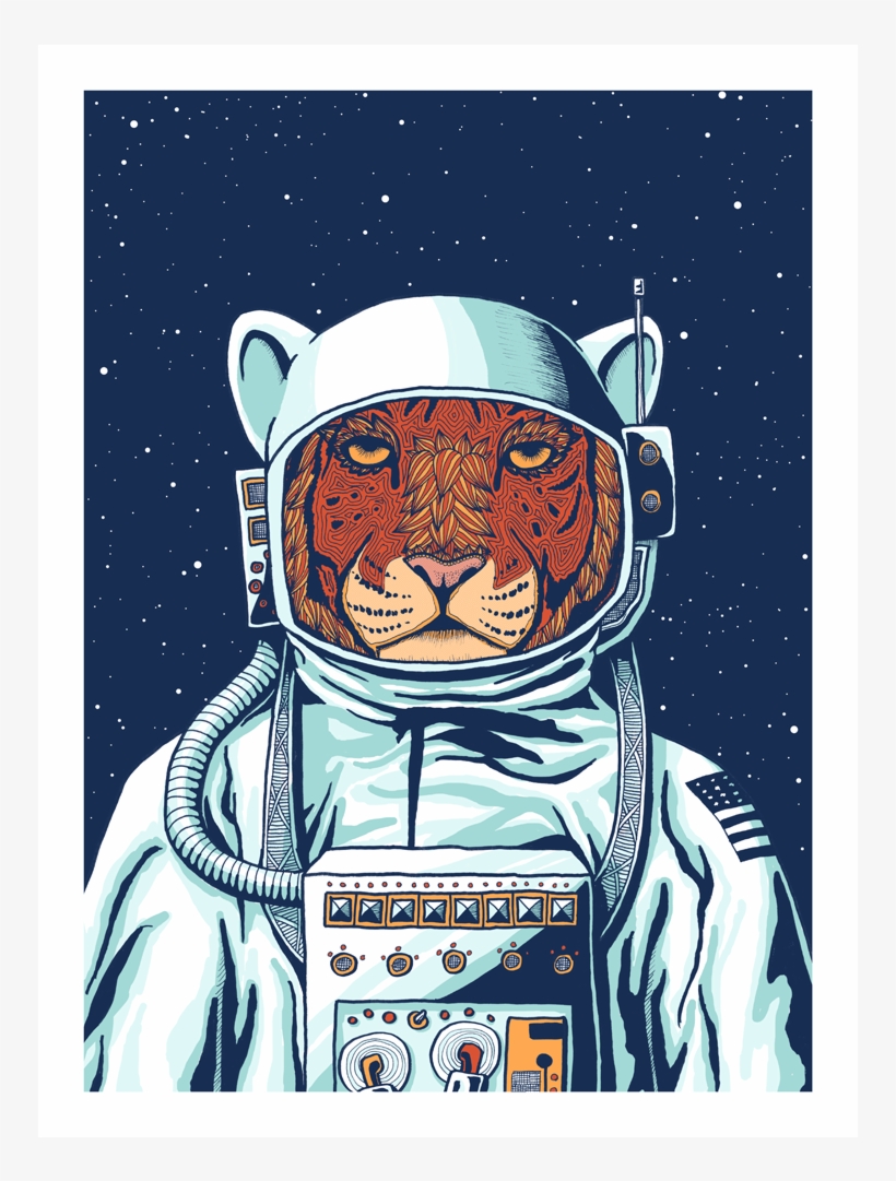 Tiger Astronaut By Priscilla Wilson At Telegraph Tiger, transparent png